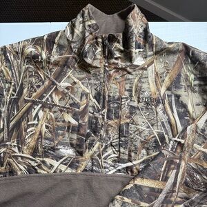RedHead Bone-Dry RealTree Max-5 Camo Quarter-Zip Pullover